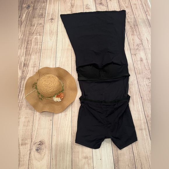 Plus Size Swimdress Women One Piece Swimsuit Dresses Skirt Bathing Suit/size XXL - Picture 9 of 11